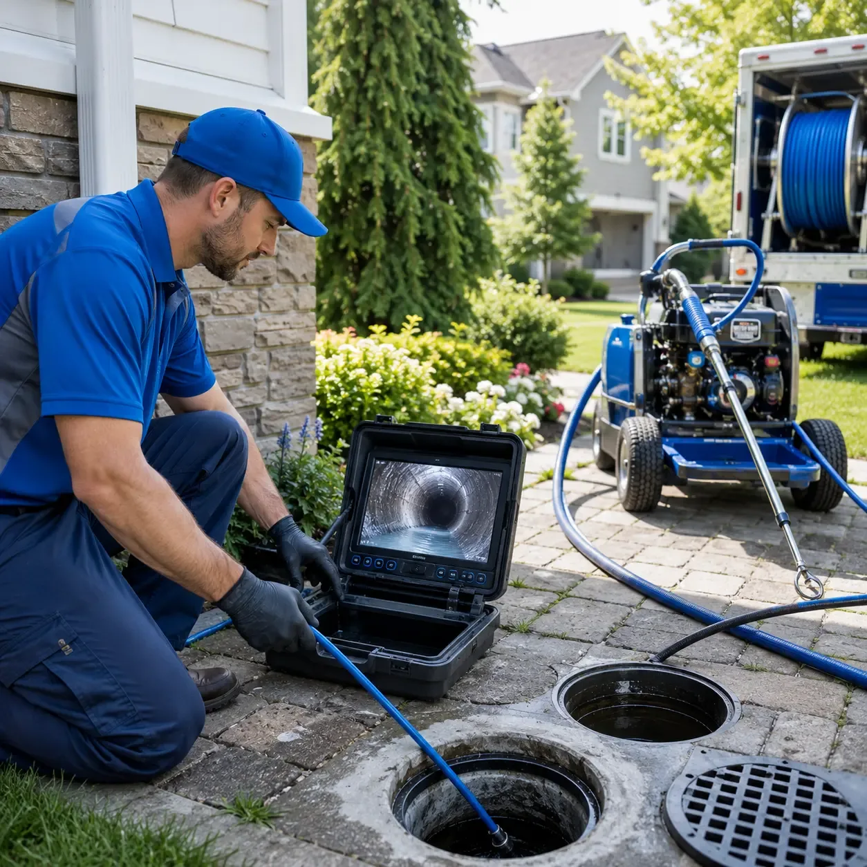 Outdoor drain cleaning professionals serving Martin, ND